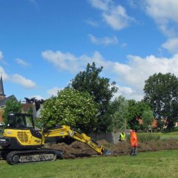 Proefsleuven in Ramskapelle