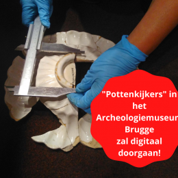 Pottenkijkers in het voormalige Archeologiemuseum