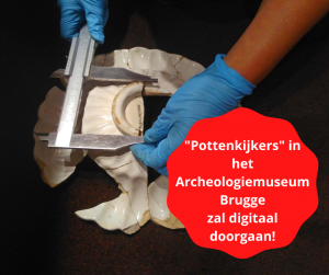 Pottenkijkers in het voormalige Archeologiemuseum