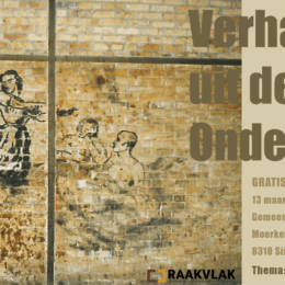 Lezingreeks: Verhalen uit de ondergrond V